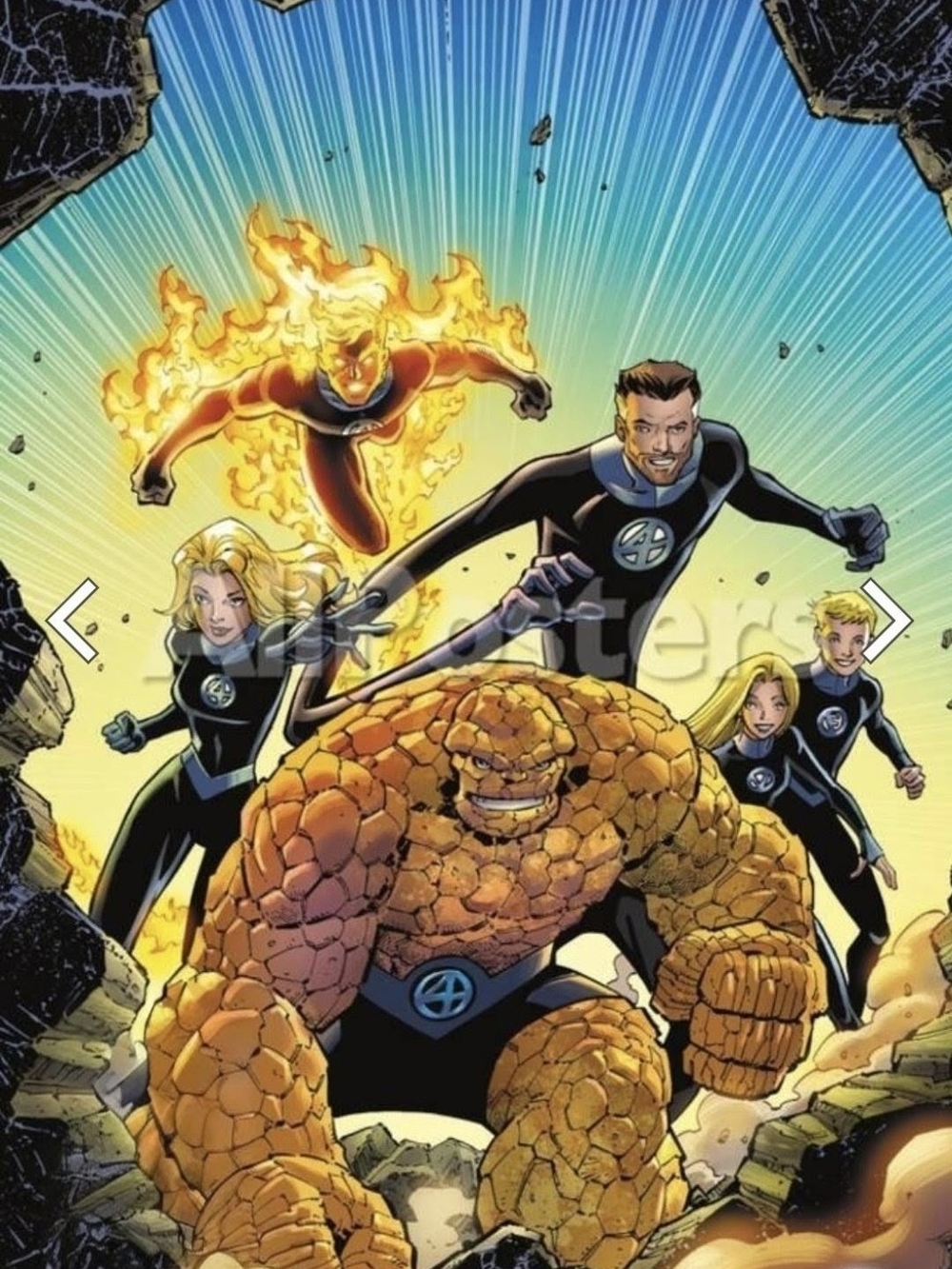 Marvel Fantastic Four (Comic) - Fantastic Four #4 Poster / 22" x 34" Poster